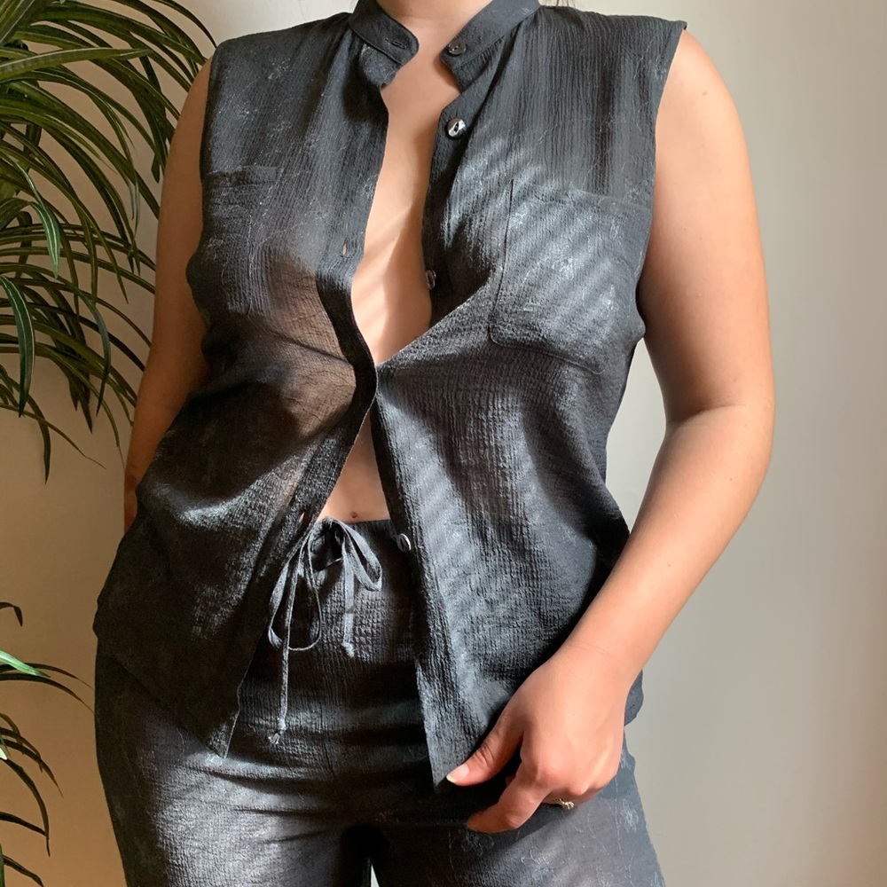 Italian 2 piece grey set